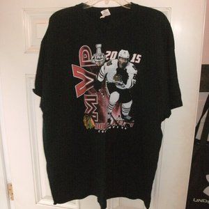Chicago Blackhawks NHL 2015 Stanley Cup Final Duncan Keith MVP Tee T-Shirt ~ 2XL